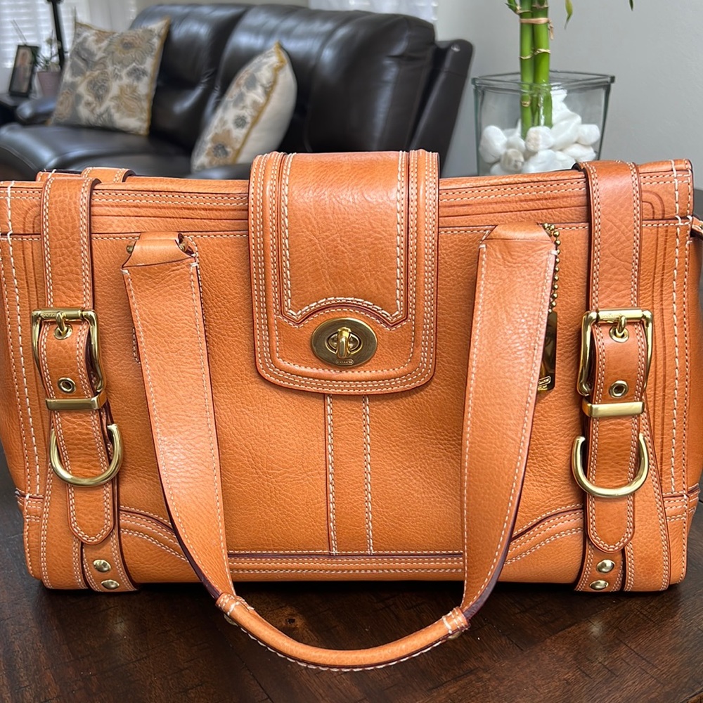Coach Hamptons Vintage leather bag